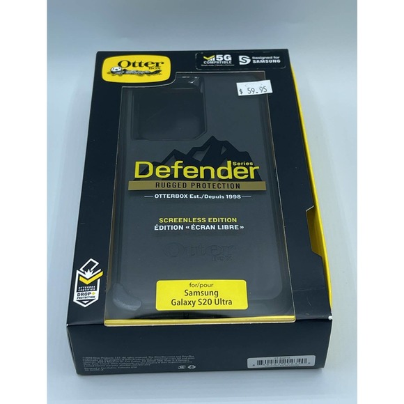 OtterBox DEFENDER Phone Case for Samsung S20 Ultra / S20 Ultra 5G - Black